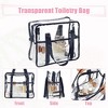 Unique Bargains Large PVC Zipper Makeup Bags and Organizers 1 Pc - 3 of 4