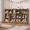 Three-Tier Kids Bookshelf and Bookcase, Toy Storage Cabinet for Storage Books and Toys - 4 of 4