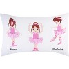 EVERYDAY KIDS Toddler Fitted Sheet and Pillowcase Set -Born to Dance Ballerina- Soft Microfiber, Breathable and Hypoallergenic Toddler Sheet Set - 4 of 4