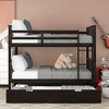 Full over Full Bunk Bed with Twin Size Trundle and Ladder – ModernLuxe - 2 of 4