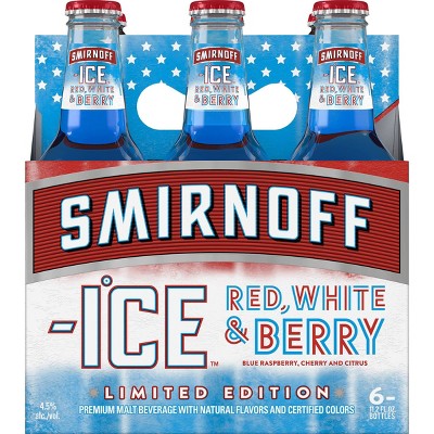 Smirnoff Ice Red White & Berry - 6pk/11.2 fl oz Bottles