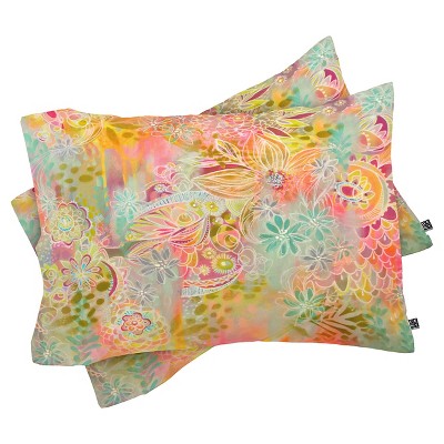 Stephanie Corfee Everything Nice Lightweight Pillowcase Standard Yellow - Deny Designs