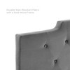 Modway Juliet Tufted Full/Queen Performance Velvet Headboard -  Dense Foam Padding  - Full/ Quuen size HB in iron frame powder coated + plywood+ foam - 4 of 4