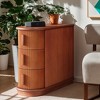 Hommoo 3-Drawer Wooden Narrow End Table - 3 of 4