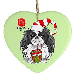 Japanese Chin Christmas Ornament| OrnamentallyYou - 1 of 3