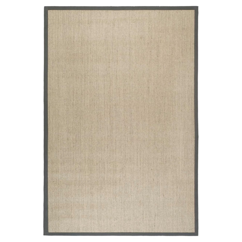 8'x10' Klara Natural Fiber Area Rug Marble/Gray - Safavieh
