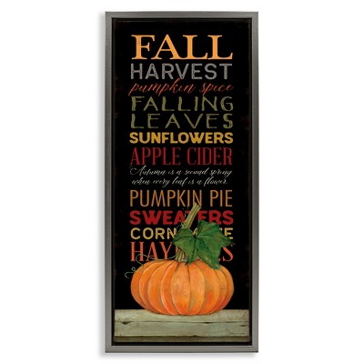 Stupell Industries Fall Harvest Autumn Seasonal, 15" x 31"