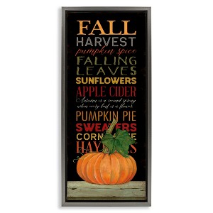 Stupell Industries Fall Harvest Autumn Seasonal, 15" x 31" - 1 of 4