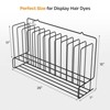 Professional Wall Mounted Metal Salon Hair Color Dye Tube Organizer Storage Rack Black - 4 of 4