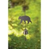 Manual Woodworkers and Weavers Black Bear Wind Bell, 27 Inches Tall, Resin Wildlife Outdoor Chime with Pinecone Accents and Rustic Forest Charm - 3 of 3