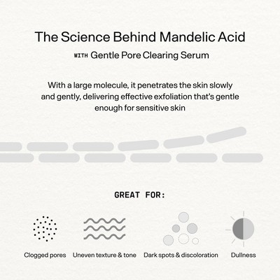 Versed Skin Refine Gentle Pore Clearing Serum - 1 fl oz: Vegan, Salicylic Acid, Paraben-Free, For Normal & Oily Skin
