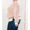 Women's Least High Maintenance Contrast Trim Sweater - One Eleven North - 2 of 3