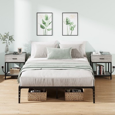 Whizmax Bed Frame Heavy Duty Metal Mattress Foundation Platform Sturdy Steel Slat No Box Spring Needed, Easy Assembly, Noise Free