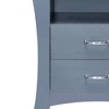 24" Colt Accent Table Gray Finish - Acme Furniture: Wood Frame, Rectangle Shape, Lower Shelf Storage - 3 of 4