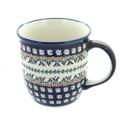 Blue Rose Polish Pottery Daisy Plain Mug