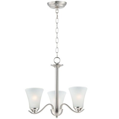 Maxim Lighting Vital 3 - Light Chandelier in  Satin Nickel