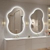 Apmir Super Bright 192 LEDs/m LED Lighted Anti-Fog Tempered Glass Irregular Bathroom/Vanity Mirror with ETL & 3-Year Warranty - 3 of 4