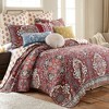 Khotan Red Euro Sham Set of 2 - Levtex Home - 3 of 3