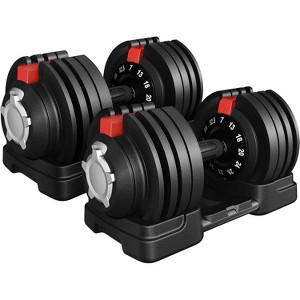 Fast Adjustable Dumbbell Set for Home Gym, Professional Strength Equipment for Men & Women - 1 of 4