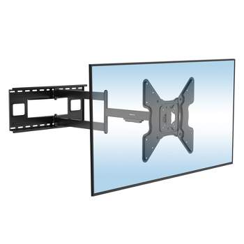 Mount-It! Full Motion Extended Corner Long Arm TV Wall Mount, 40" Extra Long Reach Extension Fits Flat Panel TVs Up to 400x400 VESA, 110 Lbs Capacity