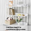 Nasitip Litter Box Enclosure with 2 Storage Shelves,Wooden Hidden Cat Litter Box Enclosure Furniture with 2 Door - 3 of 4