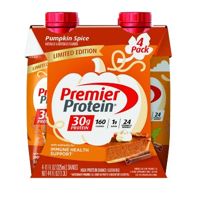Premier Protein Shake Limited Edition - Pumpkin Spice - 4pk/44 fl oz