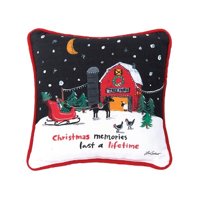 C&F Home Christmas Memories Petite 8" x 8" Pillow