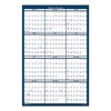 Recycled Yearly Reversible Wall Calendar Non-Laminated, 24 x 37, White/Blue Sheets, 12-Month (Jan to Dec): 2025 - 2 of 3
