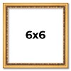 PosterPalooza | Square Classic Modern Gold Picture Frame - UV Acrylic, Foam Board Backing, Hanging Hardware - 2 of 4