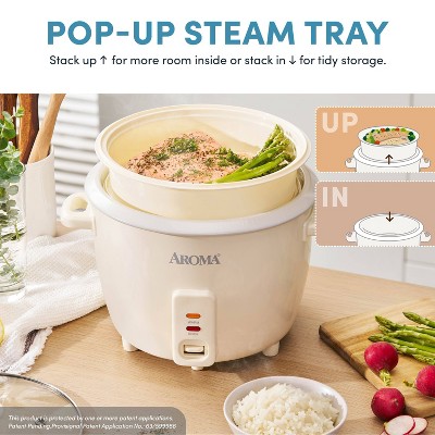Aroma 16 Cup Rice Cooker with Pop Up Steam Tray❗MAY HAVE MISSING PIECES/NEEDS CLEANING❗