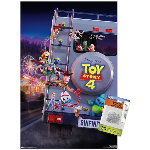 Disney Pixar Toy Story 4 - Collage Wall Poster, 14.725 x 22.375