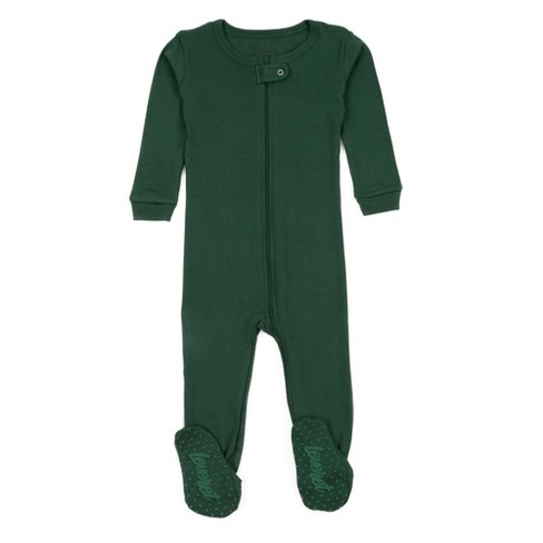 Solid color discount footie pajamas baby