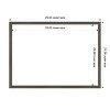 Amanti Art Svelte Clay Grey Framed Dry Erase Magnetic Board - 3 of 4