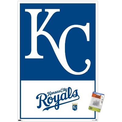 Trends International Mlb Kansas City Royals - Logo 22 Unframed Wall ...