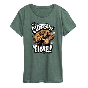 Women's - Marvel - Clobberin Time Short Sleeve Graphic T-Shirt - 1 of 4