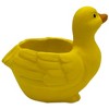 Classic Home and Garden Cement Buddies Indoor/Outdoor Planter with Drainage Hole, Duck, Yellow, 7" - 3 of 4