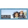 PosterPalooza | Panoramic Shabby Chic Blue Picture Frame - UV Acrylic, Foam Board Backing, Hanging Hardware - 2 of 4