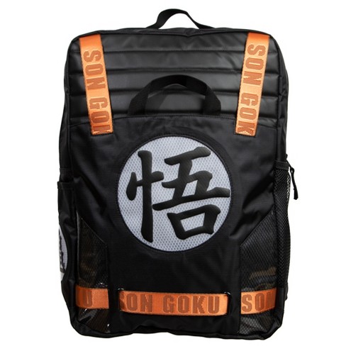 Dragon Ball Z Anime Cartoon Black & Orange Tech Backpack