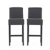 NicBex Dining Chairs Upholstered Chair with Leather Accent for Dining Table with Wooden Frame for Kitchen, Bedroom - 3 of 4