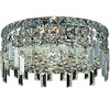 Elegant Lighting Maxime 4 light Chrome Flush Mount Clear Royal Cut Crystal - 3 of 4