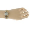 TIMETECH Women's Steel Two Tone Watch with Expansion Stretch Bracelet - 3 of 4