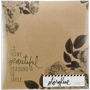 Heidi Swapp Storyline2 D-Ring Album 8.5"X11"-Floral - 1 of 2