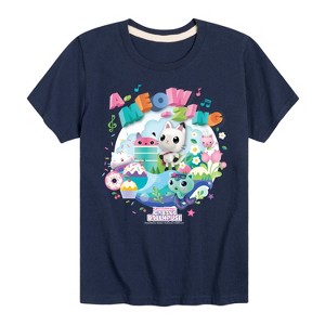 Boys' - Gabby's Dollhouse - A Meow Zing Short Sleeve Graphic T-Shirt - 1 of 4