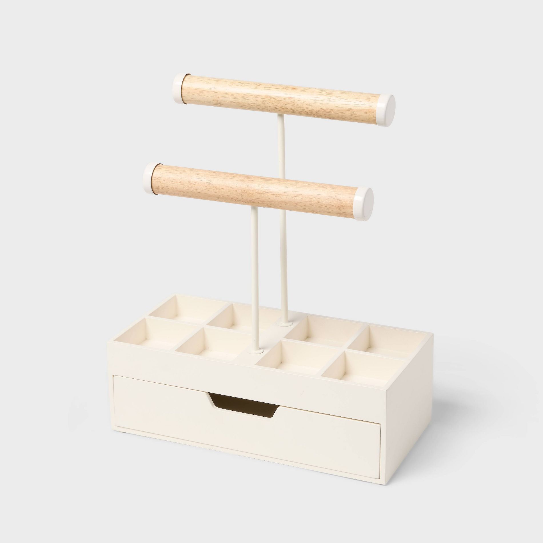 Jewelry Stand Organizer with Drawers Ivory - Brightroom™