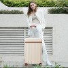 Whisen 3-Piece ABS Luggage Set Including Front Opening 20” & 24” Suitcases with USB, TSA Lock and Duffel Bag - 2 of 4