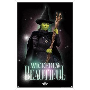 Trends International Wicked - Elphaba Wickedly Beautiful Framed Wall Poster Prints - 1 of 4
