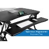 Mount-It! Standing Desk Sit-Stand Desk Converter Height Adjustable, Large Surface Area, Holds Up to 33 lbs. of Weight - 4 of 4