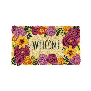 Evergreen A Garden Indoor Outdoor Natural Coir Doormat Home Decor - 1 of 1