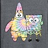 Men's - SpongeBob SquarePants - SpongeBob & Patrick Tie Dye Long Sleeve Graphic T-Shirt - 2 of 4