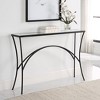 Uttermost Alayna Stylish Metal and Glass Console Table – 48" Long Living Room Table - 3 of 4